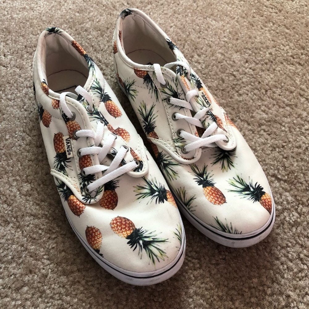 Pineapple Vans - Like New condition!